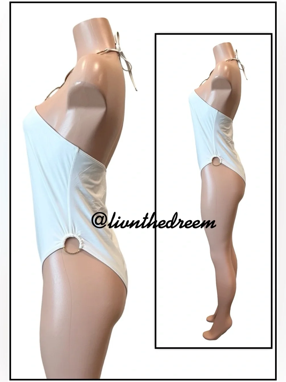 Beach Bunny Jill Collar One Piece swimsuit SZ L
